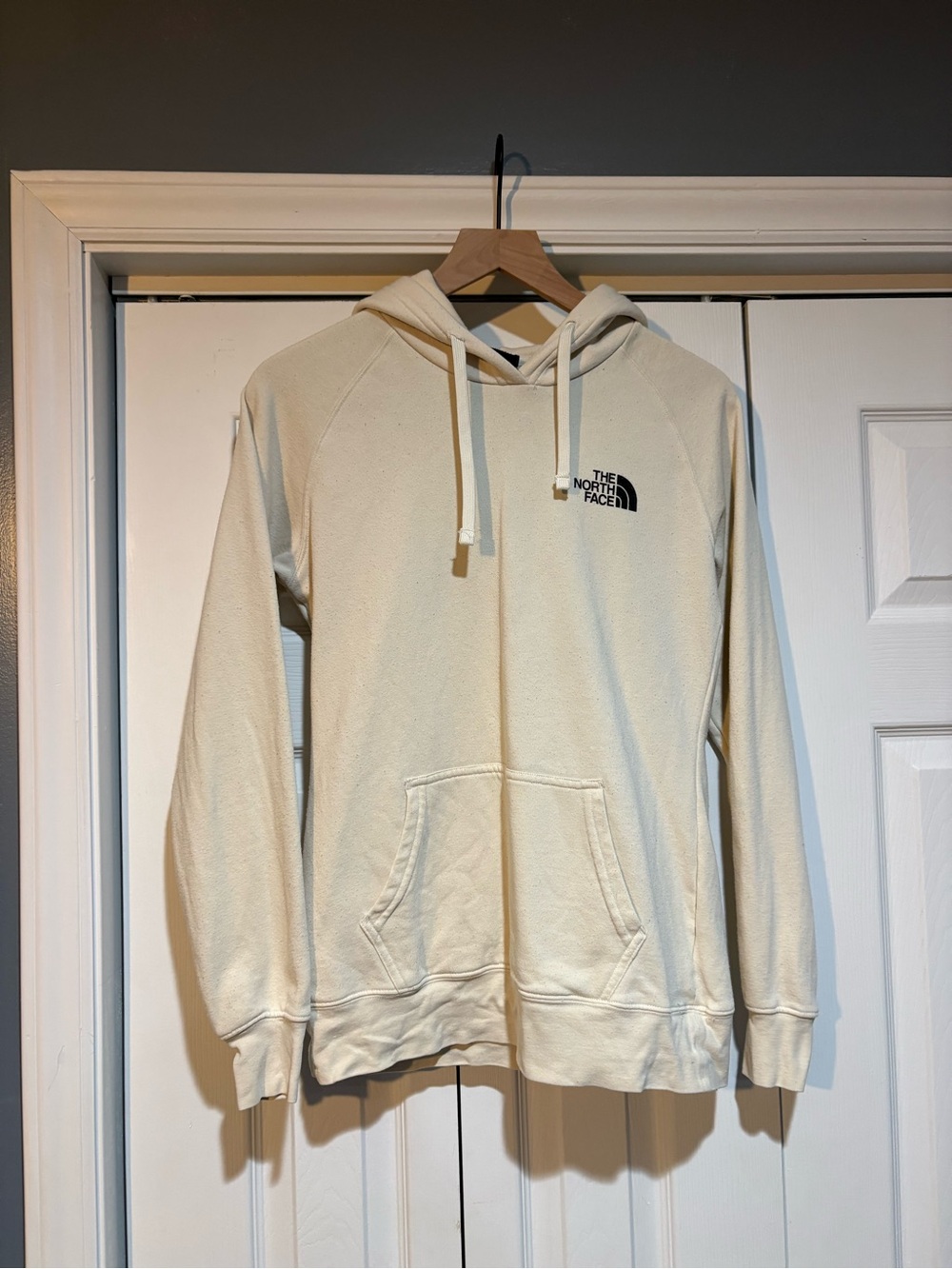 The North Face Natural Ivory Women's Hoodie with Logo